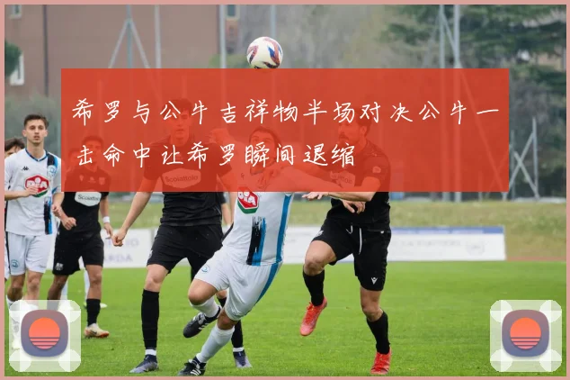 希罗与公牛吉祥物半场对决公牛一击命中让希罗瞬间退缩